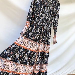 NWOT Printed midi dress